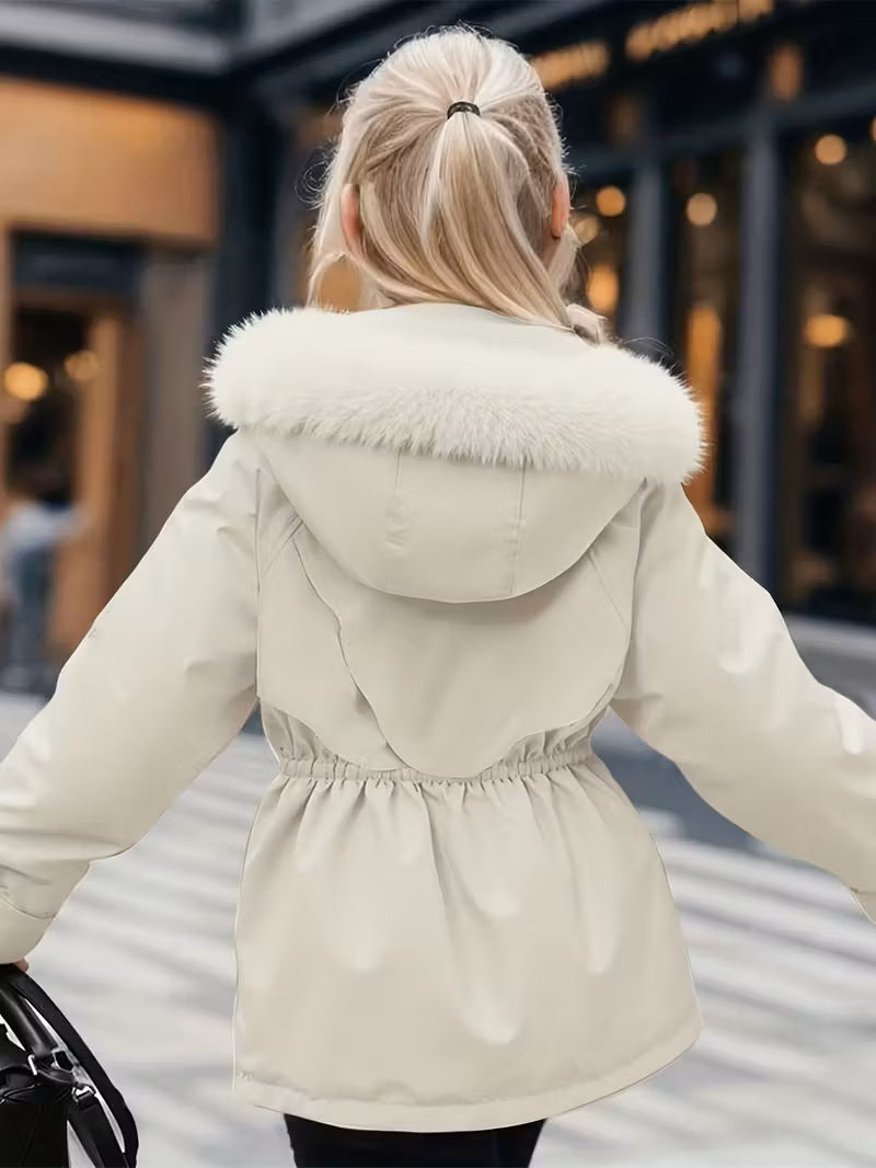 Winter Luxe Hooded Coat