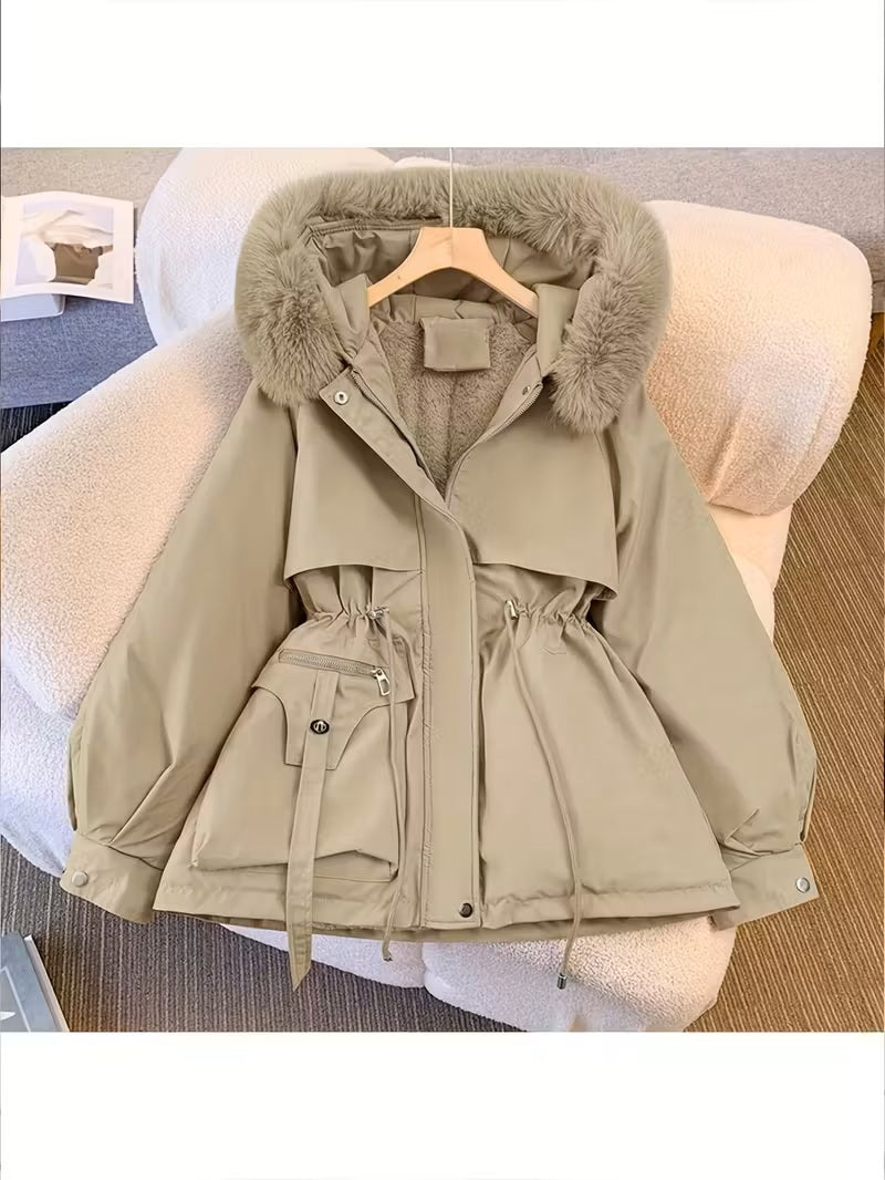 Winter Luxe Hooded Coat