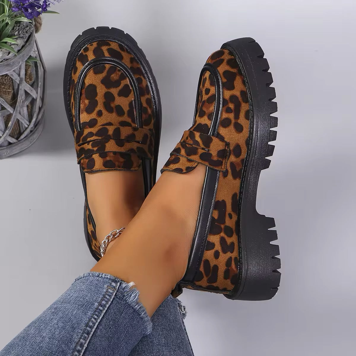 Leopard Prowl Loafers