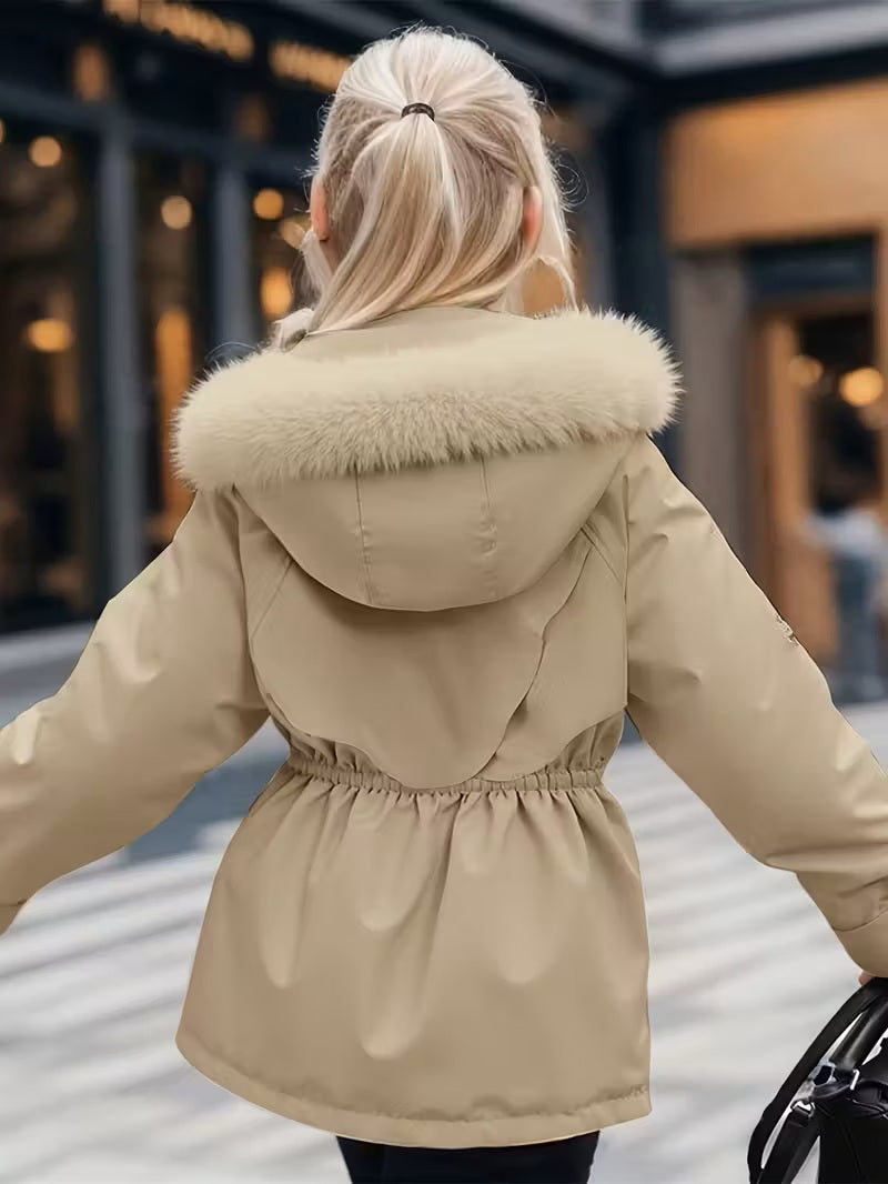 Winter Luxe Hooded Coat