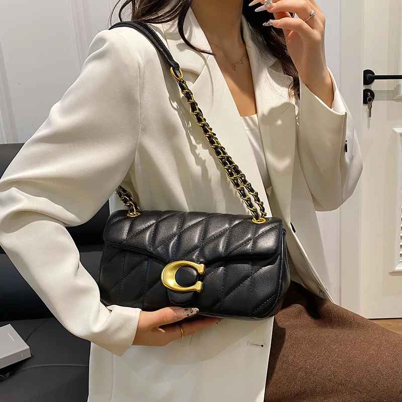 Quilted Tabby Shoulder Bag