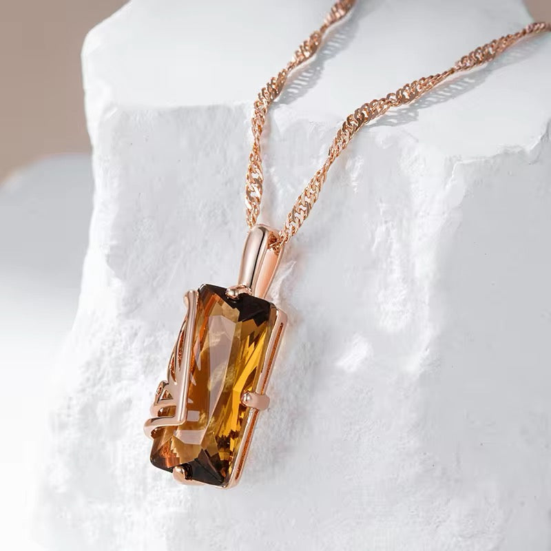 Crystal Pendant Necklace